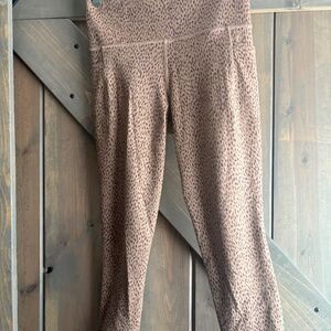 Athleta animal print leggings Size SMALL